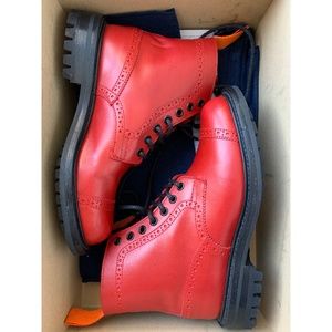 Trickers x CDG/Junya Watanabe - Red Boots